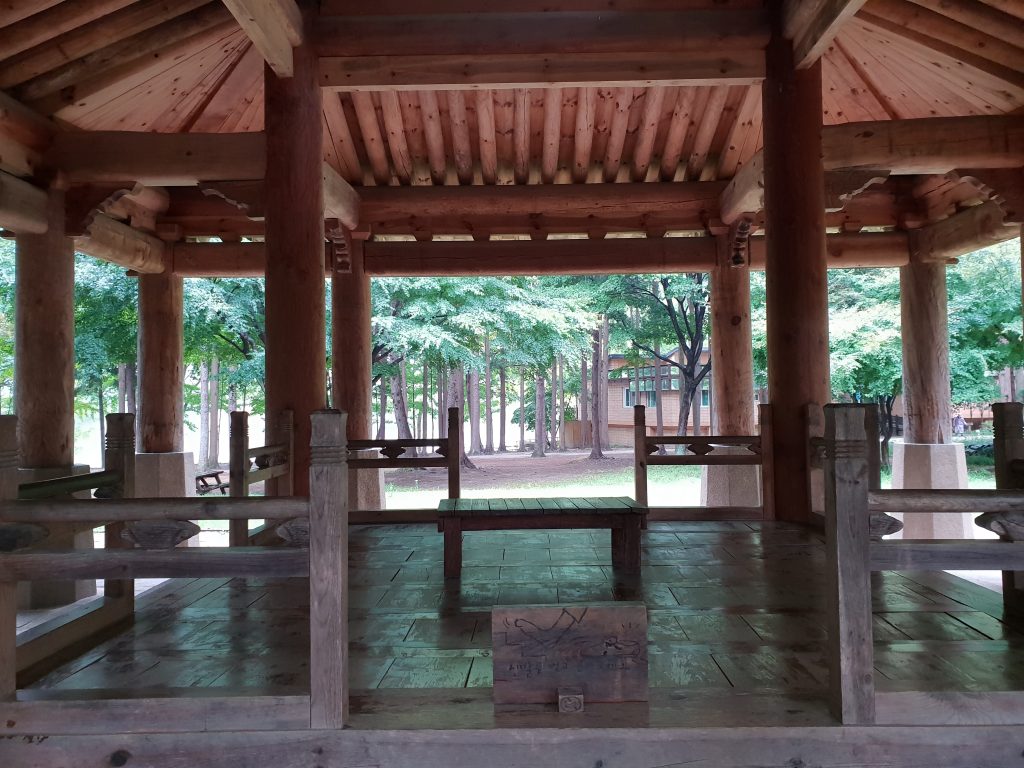A Korean traditional gazebo