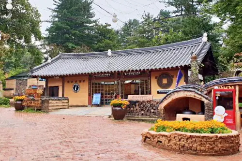 Nami Island Information Center at the entrance