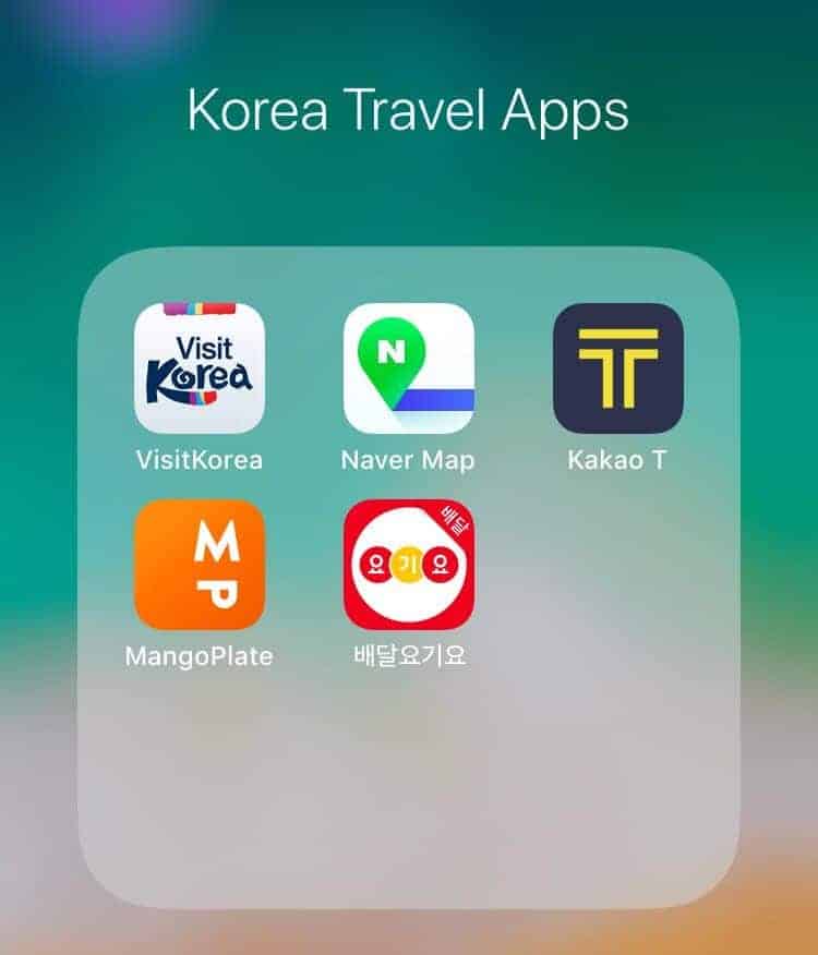 best apps for korea travel