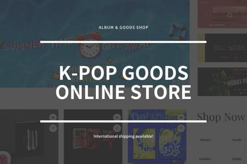 kpop goods online store with international shipping