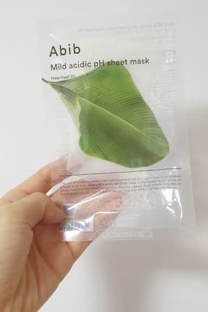 Abib mild acidic pH sheet mask heartleaf fit