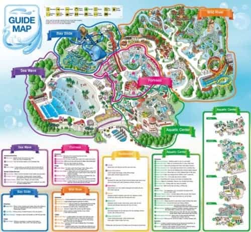 Caribbean Bay Guide Map