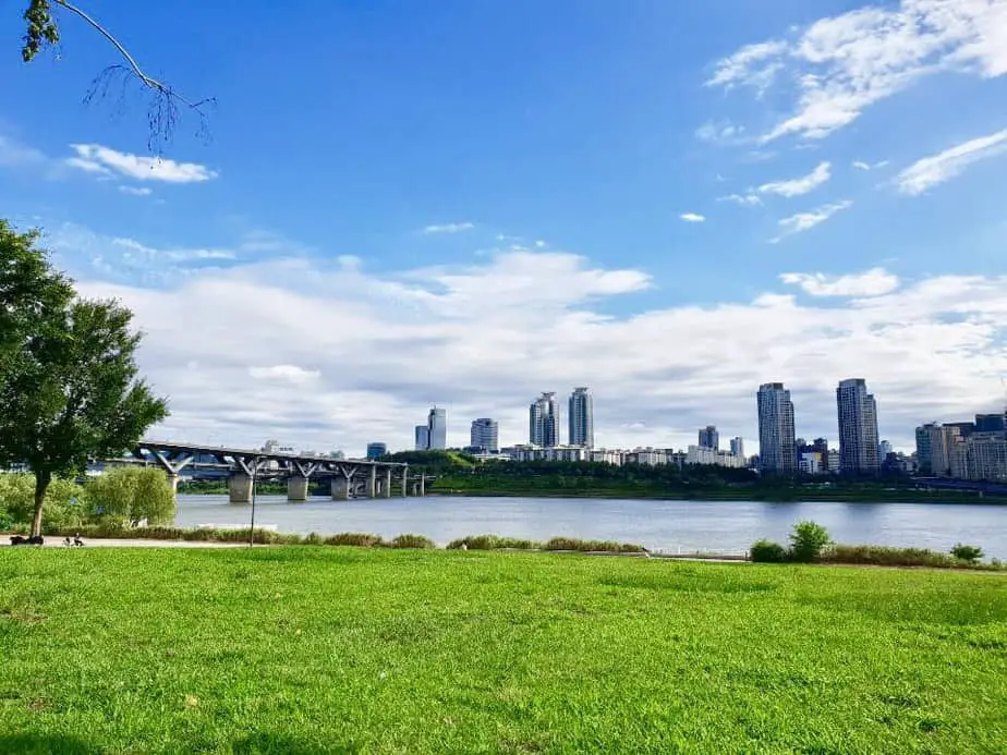 Hangang Park in Seoul