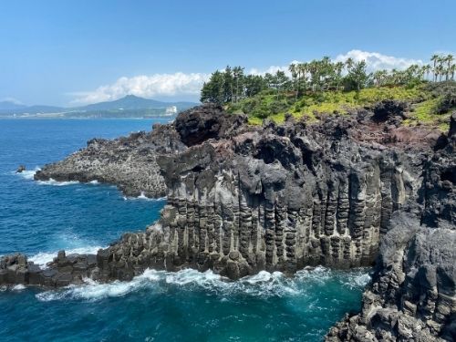 Jusanjeolli Cliff in Jeju Island