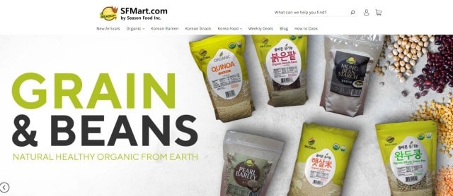 SF Mart Homepage