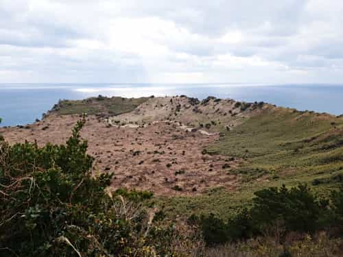 Seongsan Ilchulbong Peak Crater