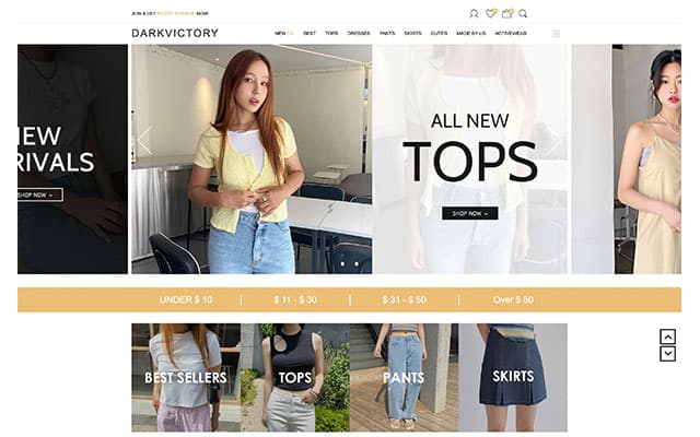 top korean online shop