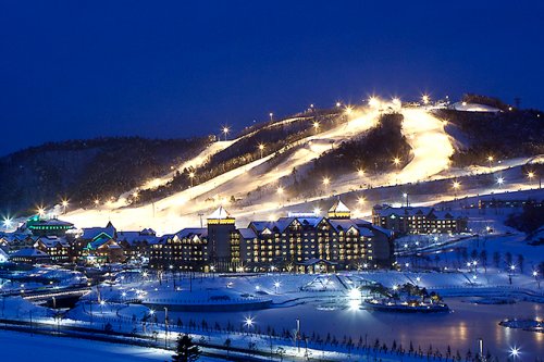 Alpensia Ski Resort Nightview