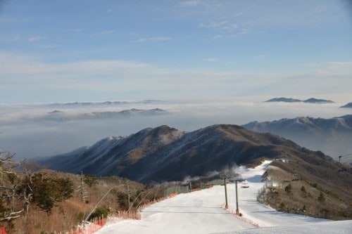 Muju Deogyusan Ski Resort Slope Map