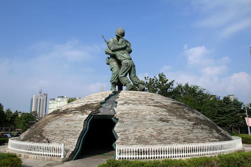 the war memorial of Korea