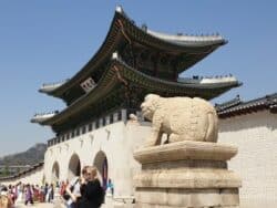 Gwanghwamun gate of Gyeongbokgung Palace