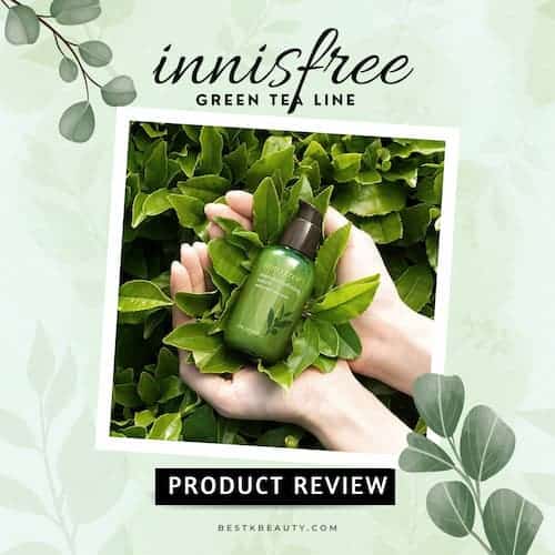innisfree green tea like skincare product review