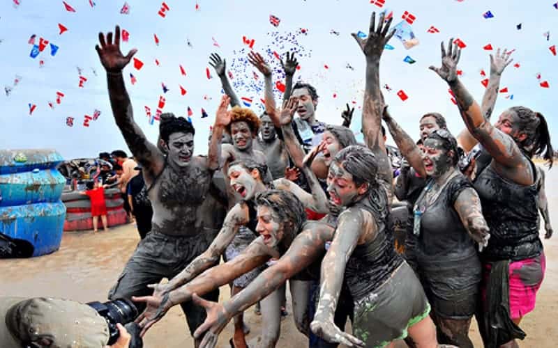 mud festival Korea