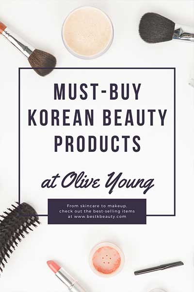 Olive young k-beauty store in Korea