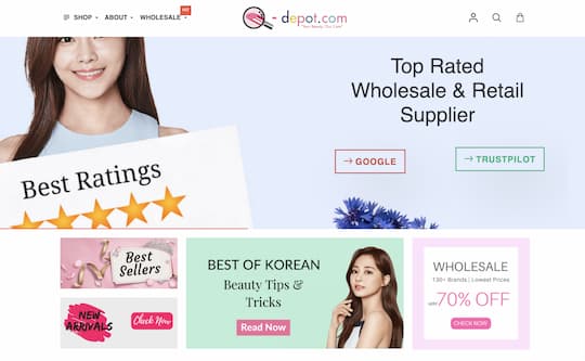 q depot toko online kecantikan korea