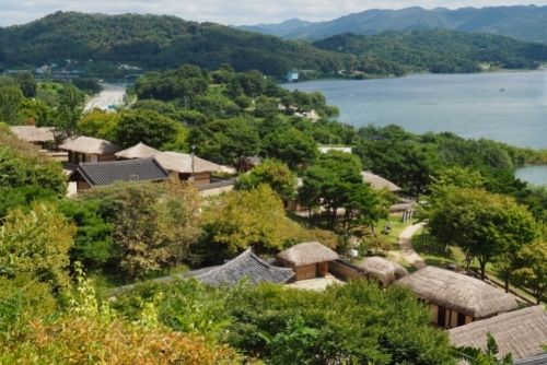 Landscape of Korean Folk Village