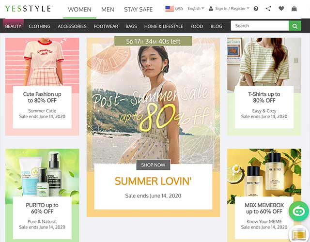 Toko online produk kecantikan Korea