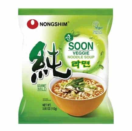 Nongshim Soon Veggie Vegan Ramen