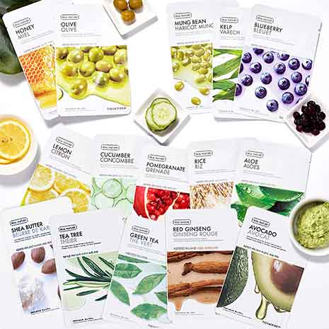 The Face Shop Real Nature face masks under $10
