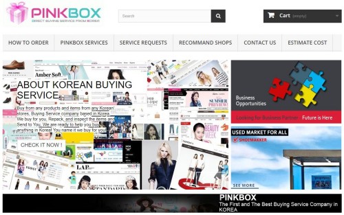 Servizio di acquisto PinkBox-coreano