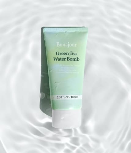 bonajour-Green-tea-water-bomb-cream. Best Vegan Korean Skincare