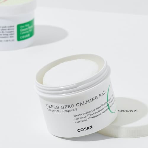 cosrx-green-hero-calming-pad. Best Vegan Korean Skincare
