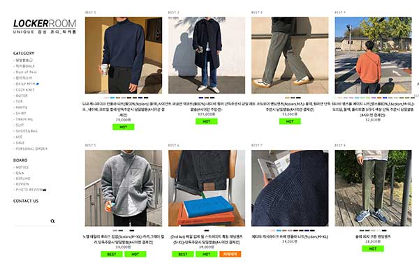 korean male fashion online shopping