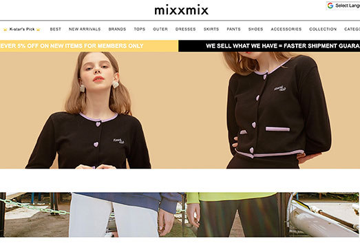 mixxmix-K-fashion แบรนด์