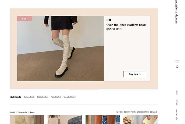 toko online sepatu korea untuk wanita