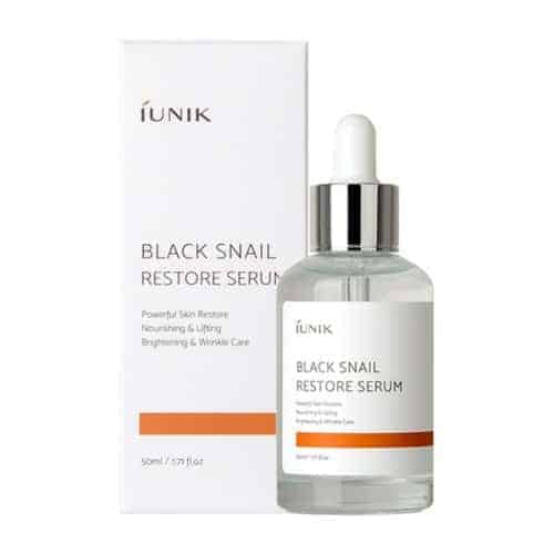 IUNIK-Black-snail-restore-serum stylevana ขายดี