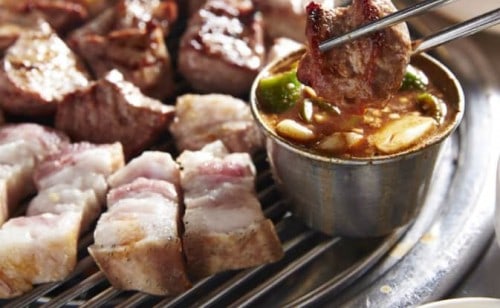 Korean Pork BBQ in Jeju Island