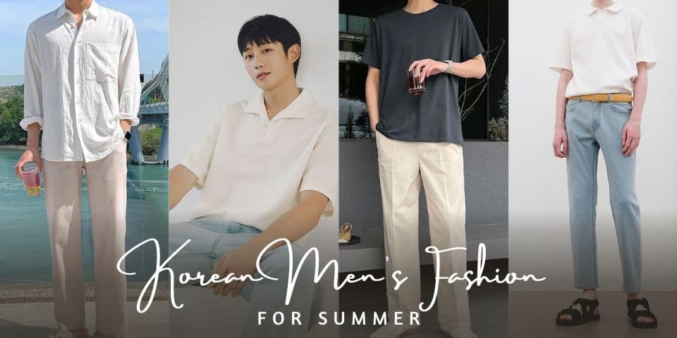 moda maschile coreana per l'estate