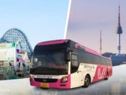 Hin- und Rücktransfer mit dem Shuttlebus von Seoul nach Everland