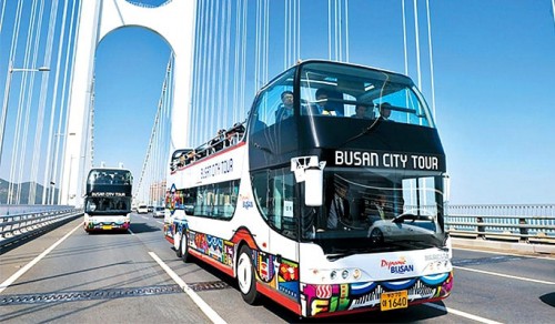 Biglietto scontato per l'autobus per il tour della città di Busan
