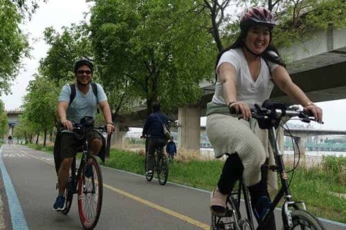 Tour à vélo d'une demi-journée à Séoul