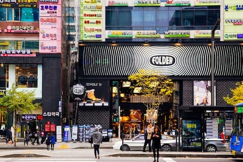 via dello shopping di Gangnam