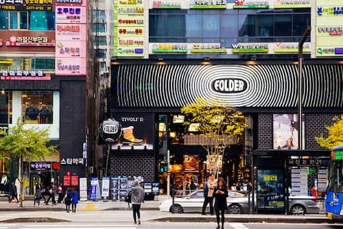 gangnam shopping street