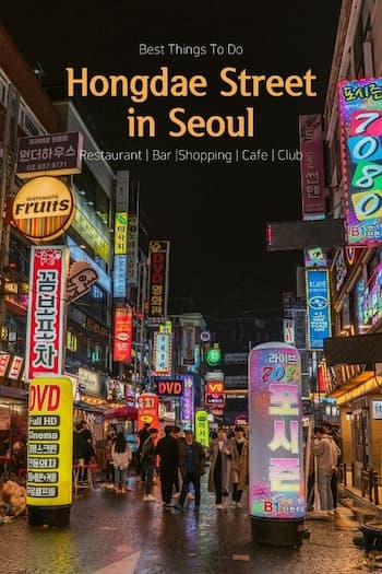 jalan hongdae di Seoul