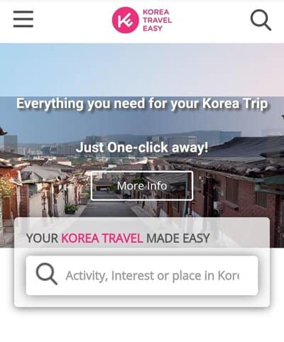 perjalanan korea situs web perjalanan wisata mudah di korea