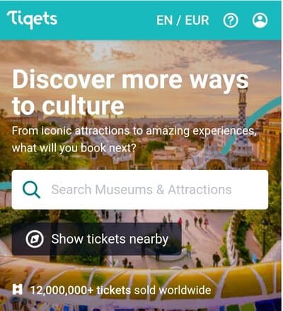 tiqets tour websites in korea