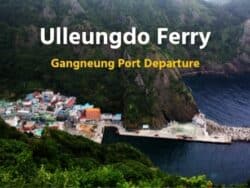 Ulleungdo Ferry Ticket (Gangneung Port)