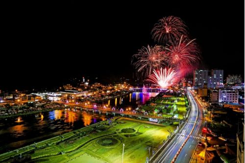 Fireworks at Jangheung Water Festival