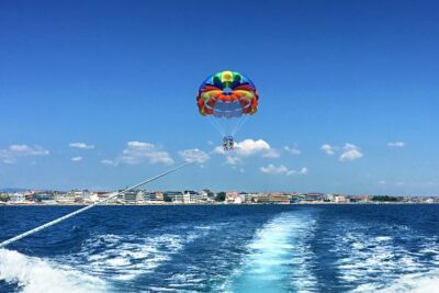 Parasailing on Jeju Island