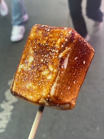 mangwon neighborhood flamed marshmallow