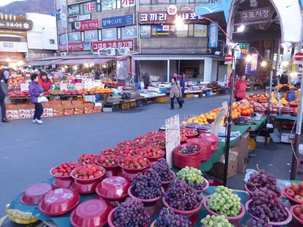 ตลาดกูโพ ปูซาน