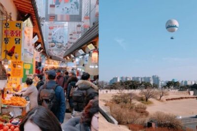 Suwon Hwaseong Traditional Market and Hot Air Balloon Flight Experience