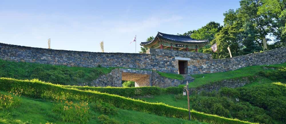 Area storica di Baekju Siti del patrimonio mondiale dell'UNESCO in Corea del Sud