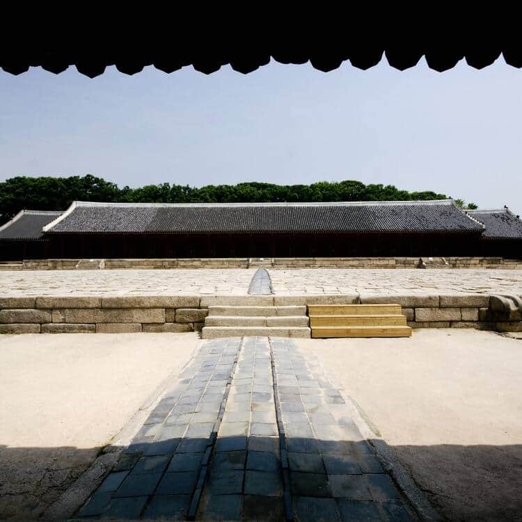 Jongmyo Shrine UNESCO world heritage sites in South Korea