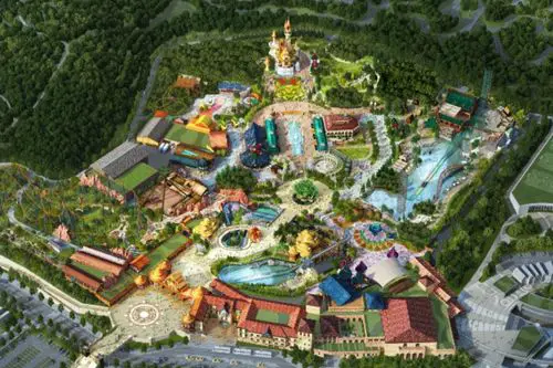 Pemandangan Burung Lotte World Busan