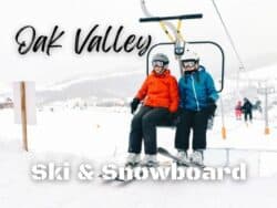Gita di un giorno sugli sci dell'Oak Valley Resort